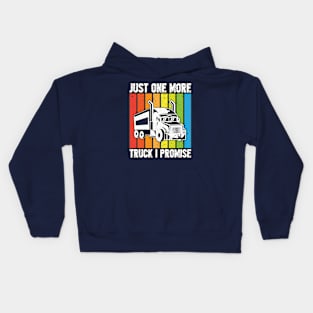 Just one more truck - I promise! Kids Hoodie